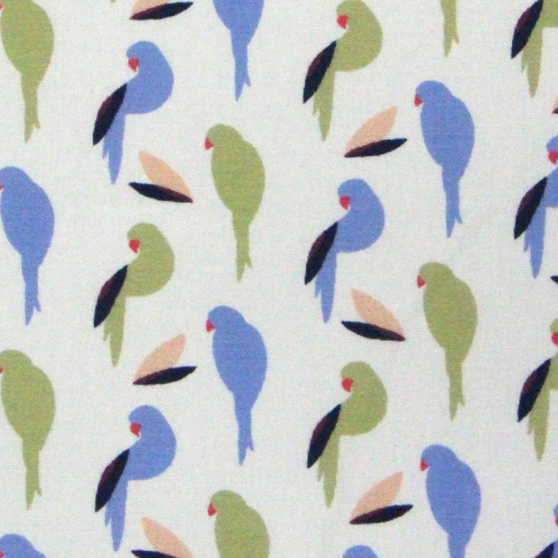 Printed Half Panama PERKO Off-White / Vintage Multicolored